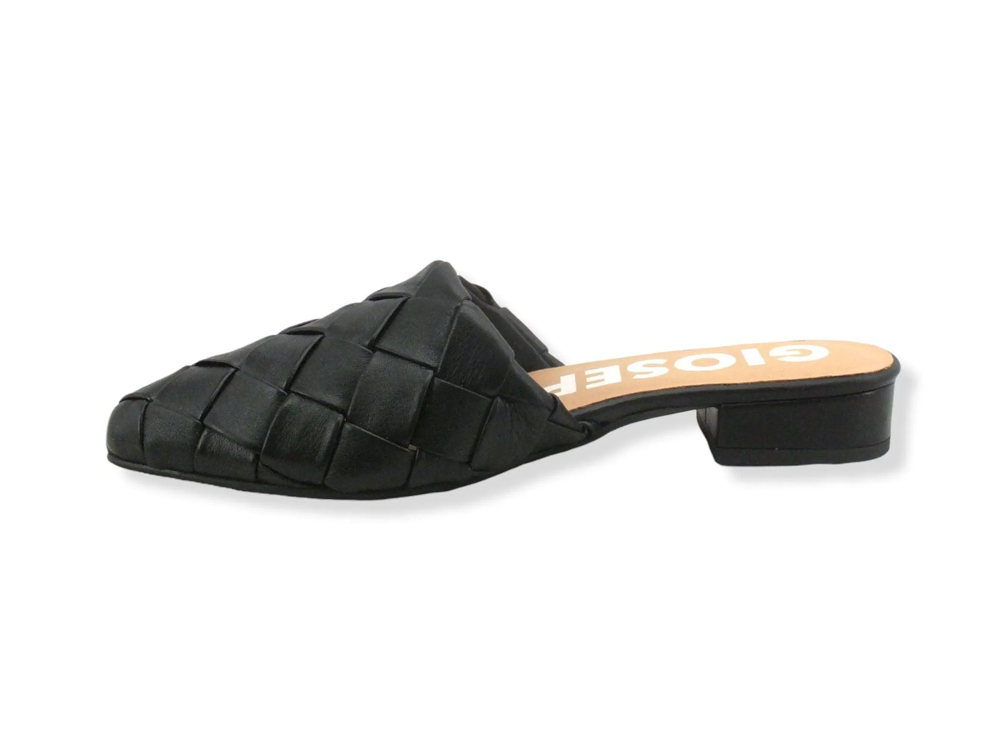GIOSEPPO Lika Ciabatta Sabot Intreccio Black 65064
