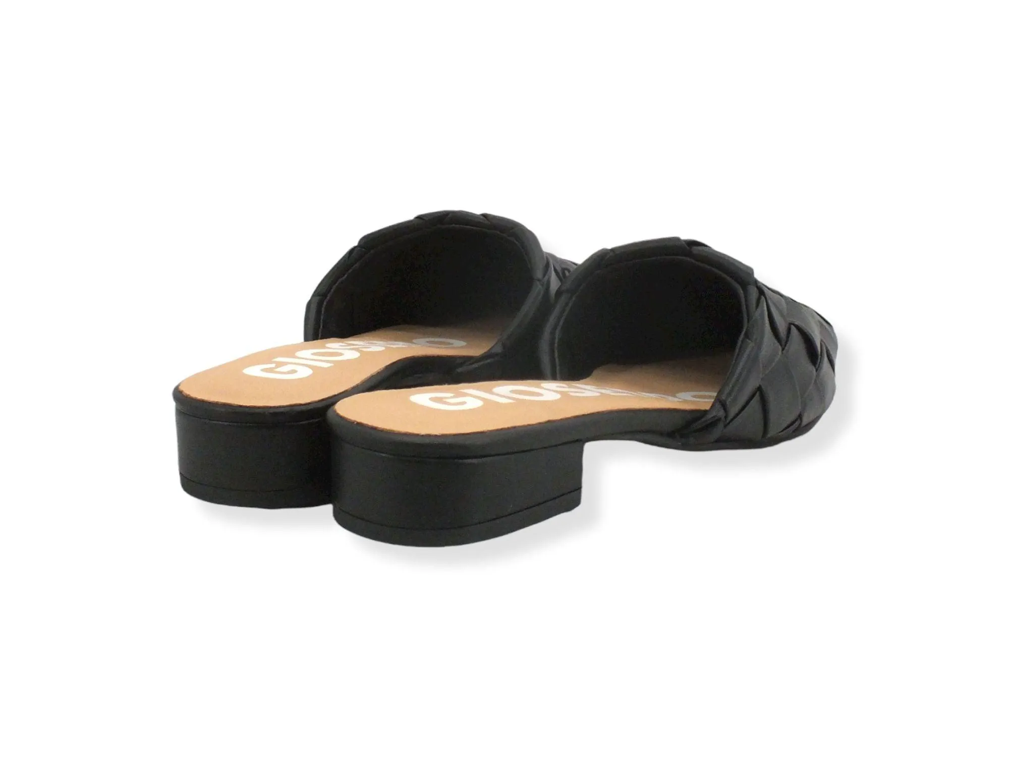 GIOSEPPO Lika Ciabatta Sabot Intreccio Black 65064