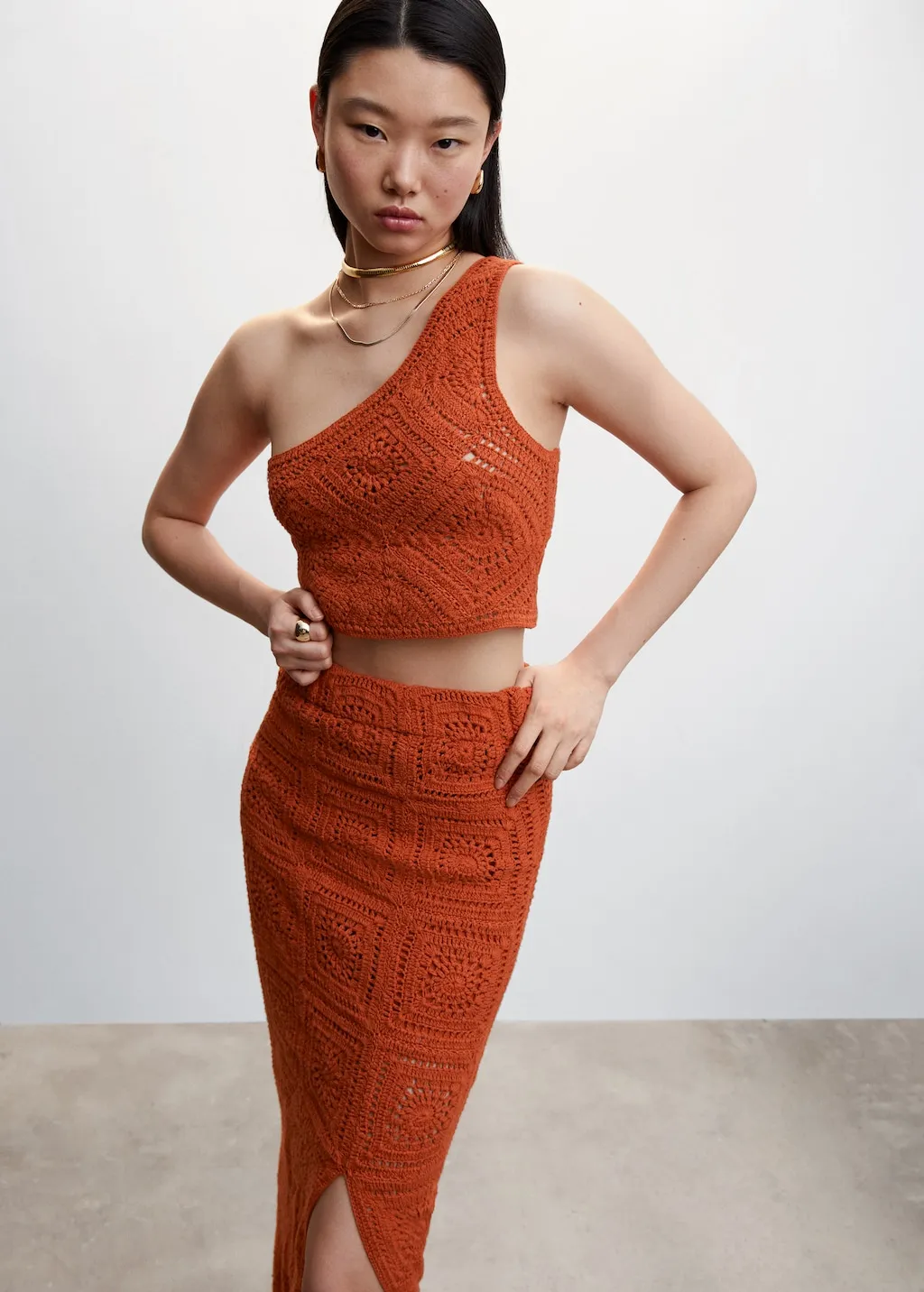 Gonna crochet spacco