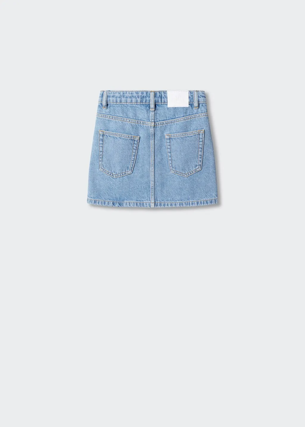 Gonna denim bottoni