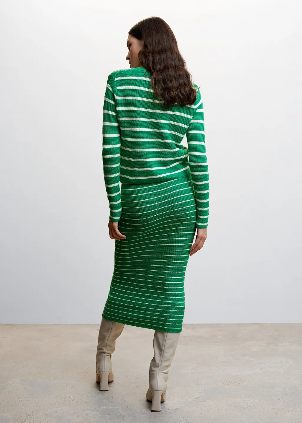 Gonna maglia righe