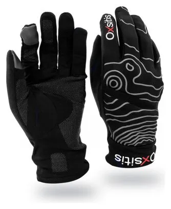 Guanti con protezione Oxsitis Evo Black Red