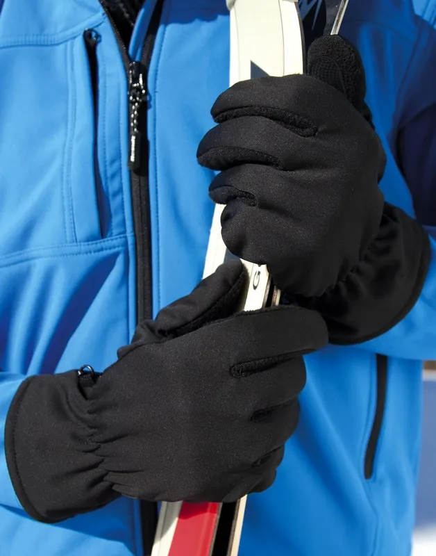 Guanti termici in softshell