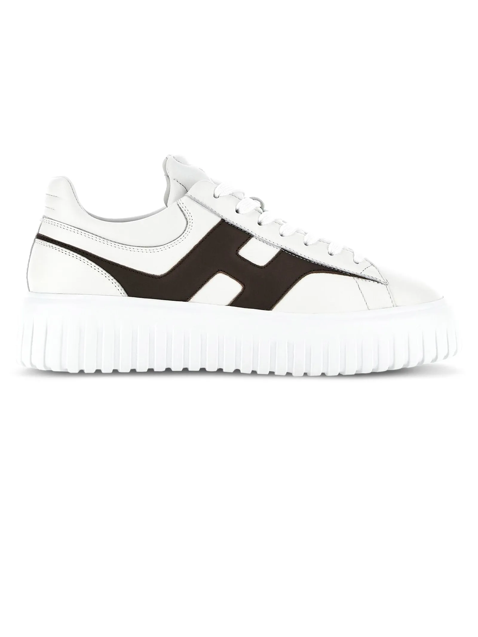 HOGAN Calzature,Sneakers Sneakers Hogan H-Stripes Bianco Marrone 