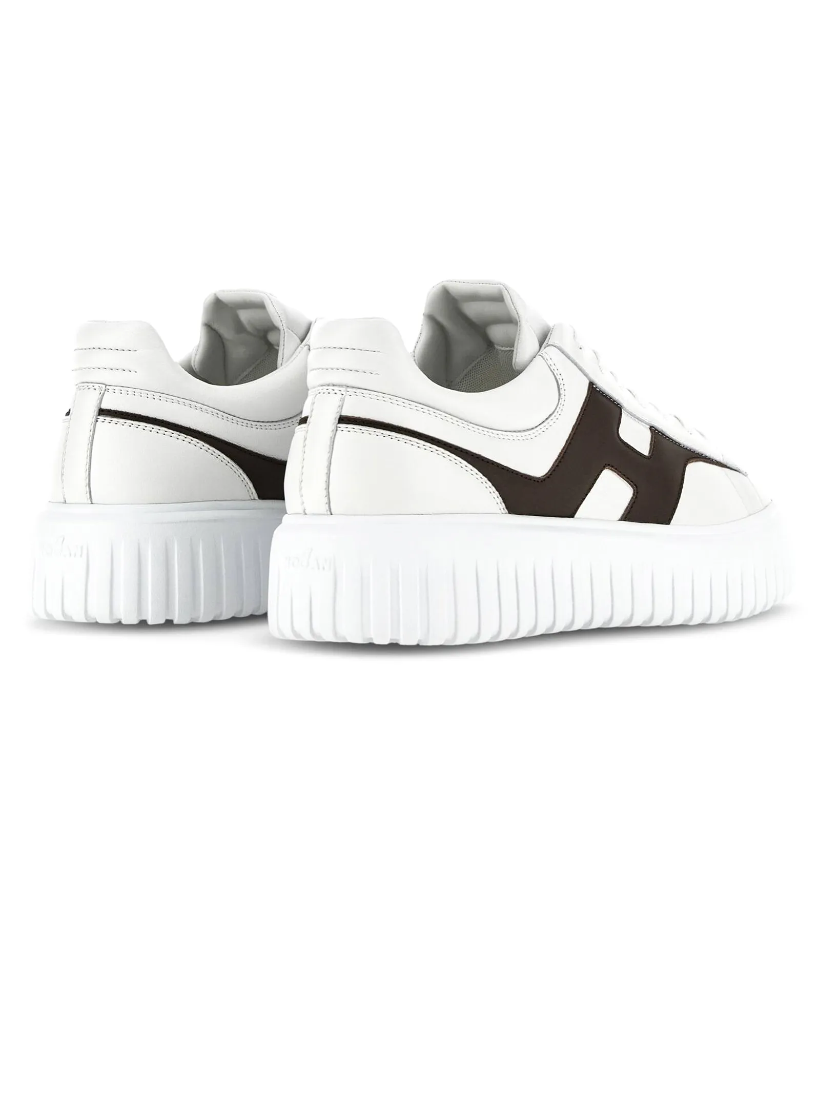 HOGAN Calzature,Sneakers Sneakers Hogan H-Stripes Bianco Marrone 