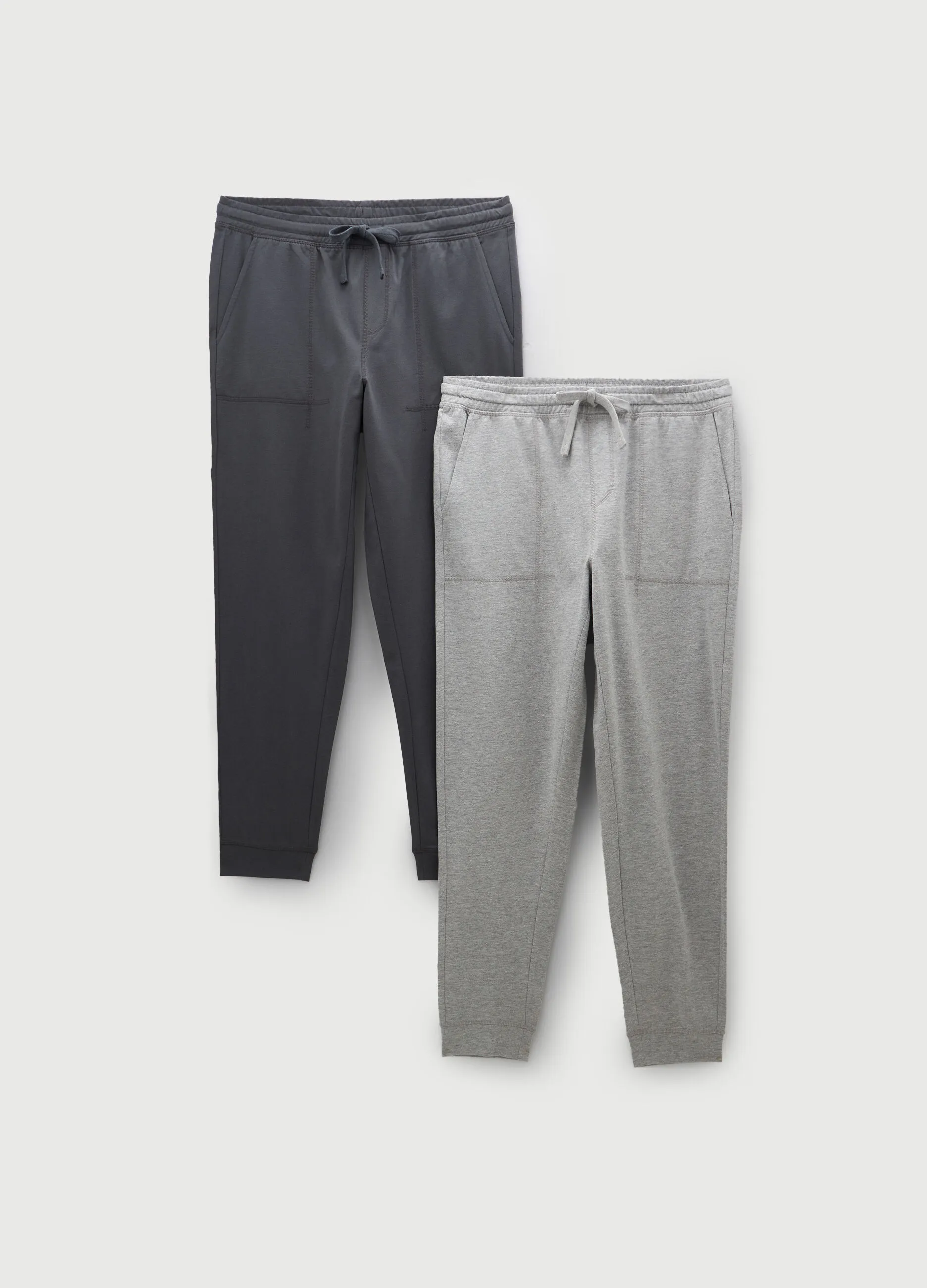 HOLISTIC  2 pack joggers in puro cotone uomo
