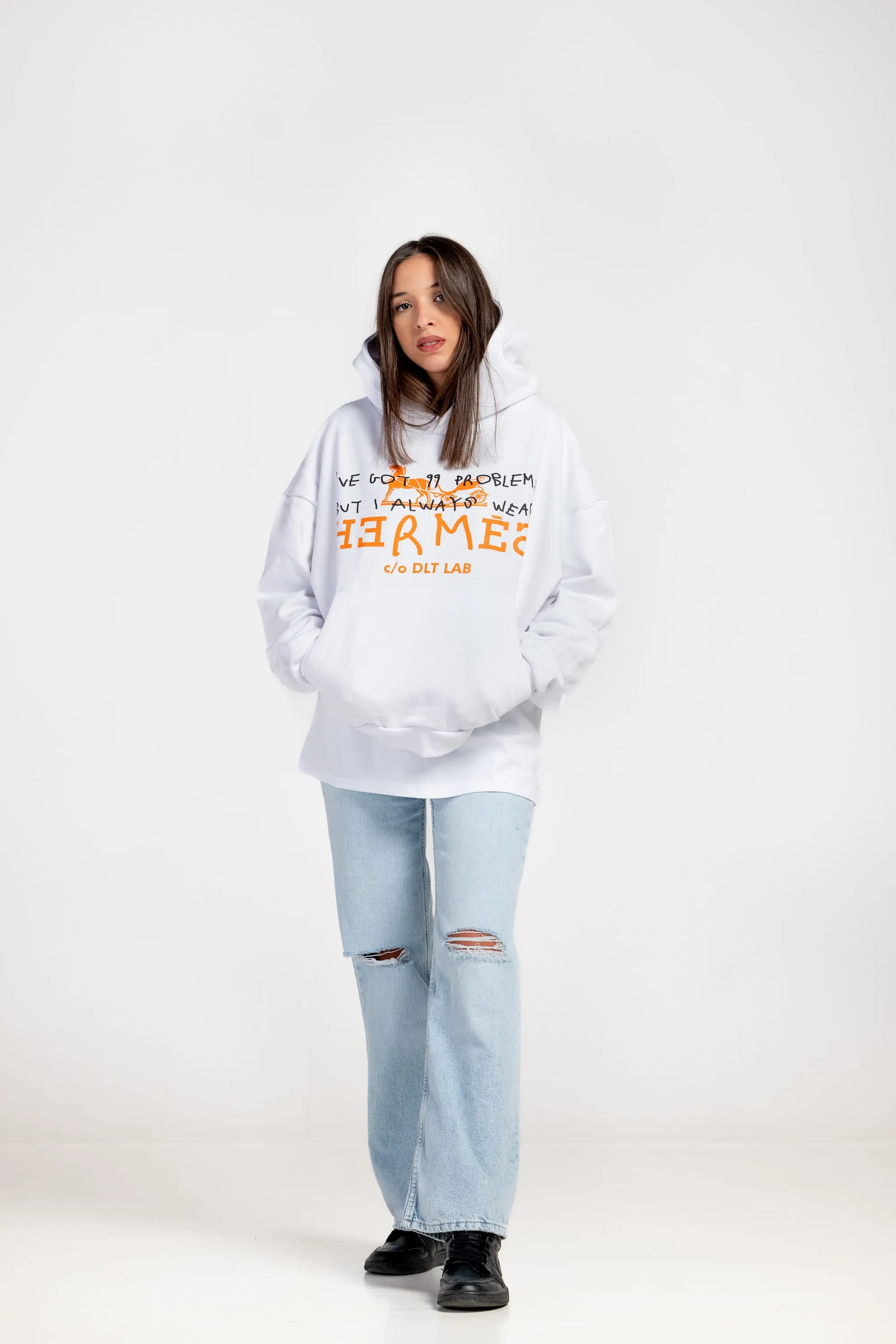 Hoodie DLT-2.0 HRM White