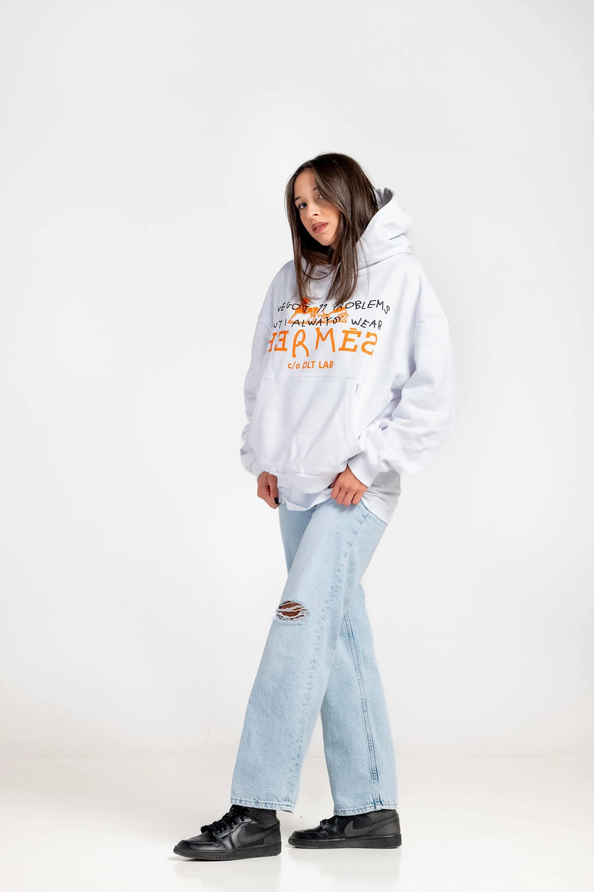 Hoodie DLT-2.0 HRM White