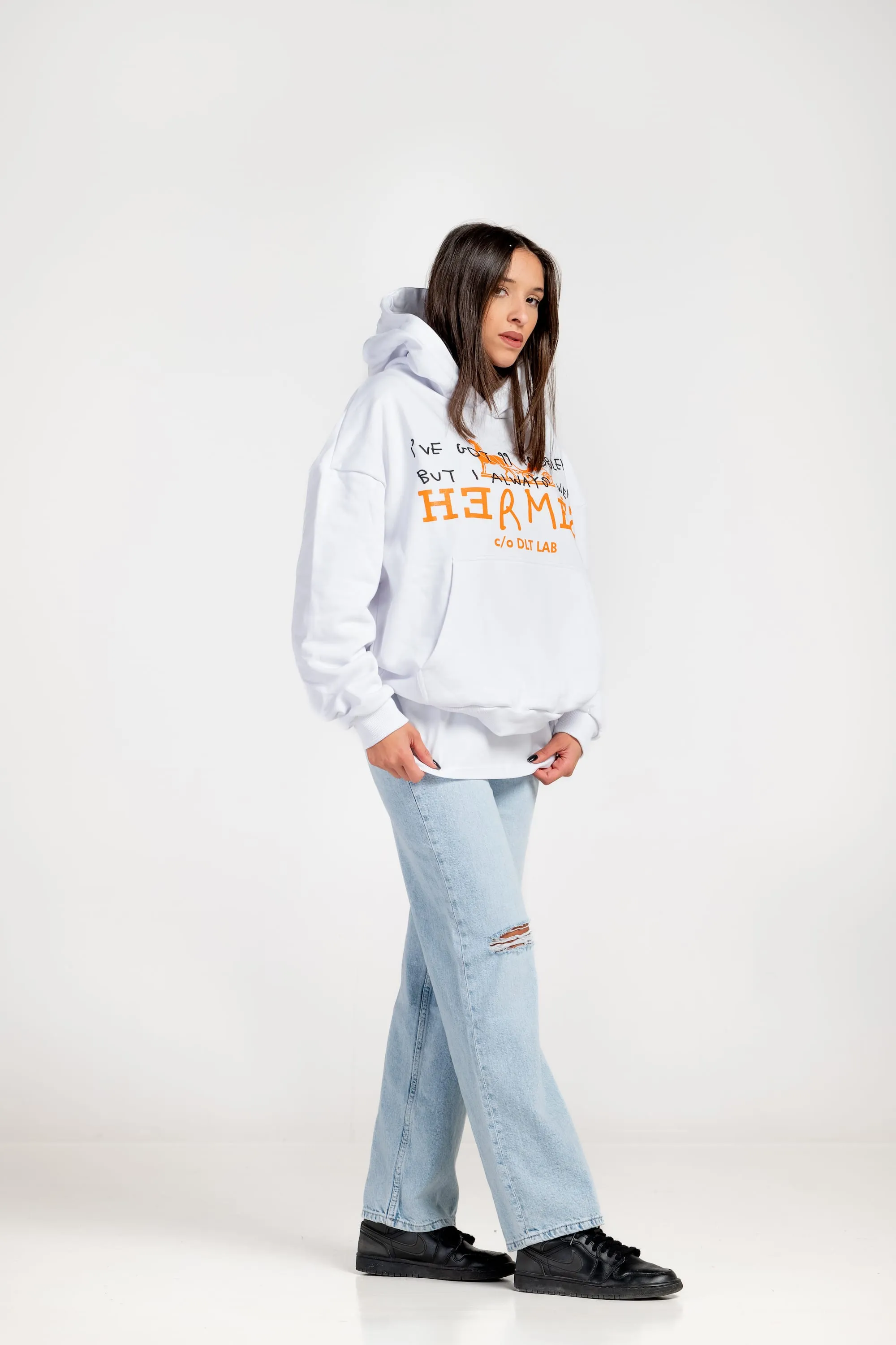 Hoodie DLT-2.0 HRM White