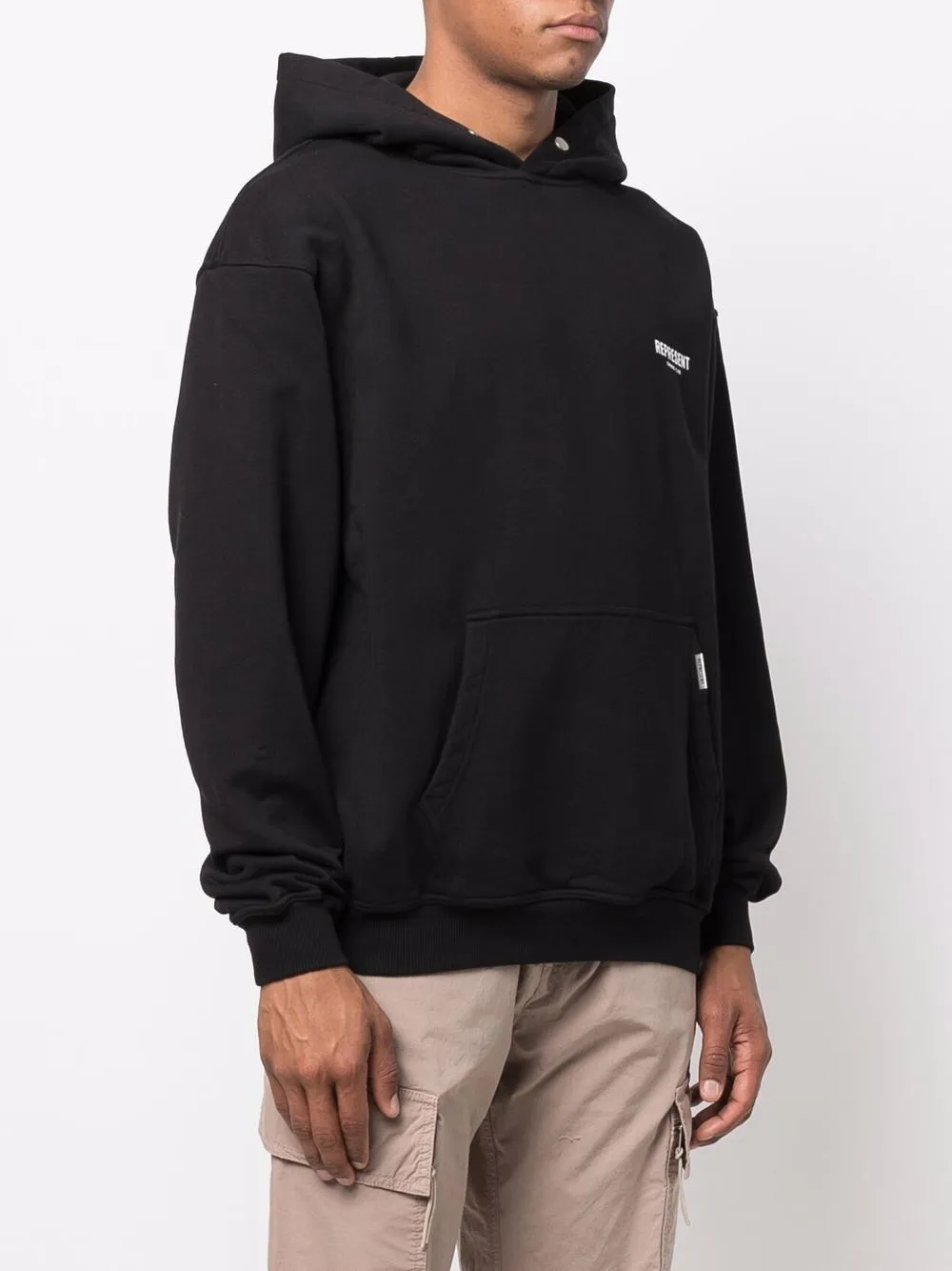 hoodie nera logotype