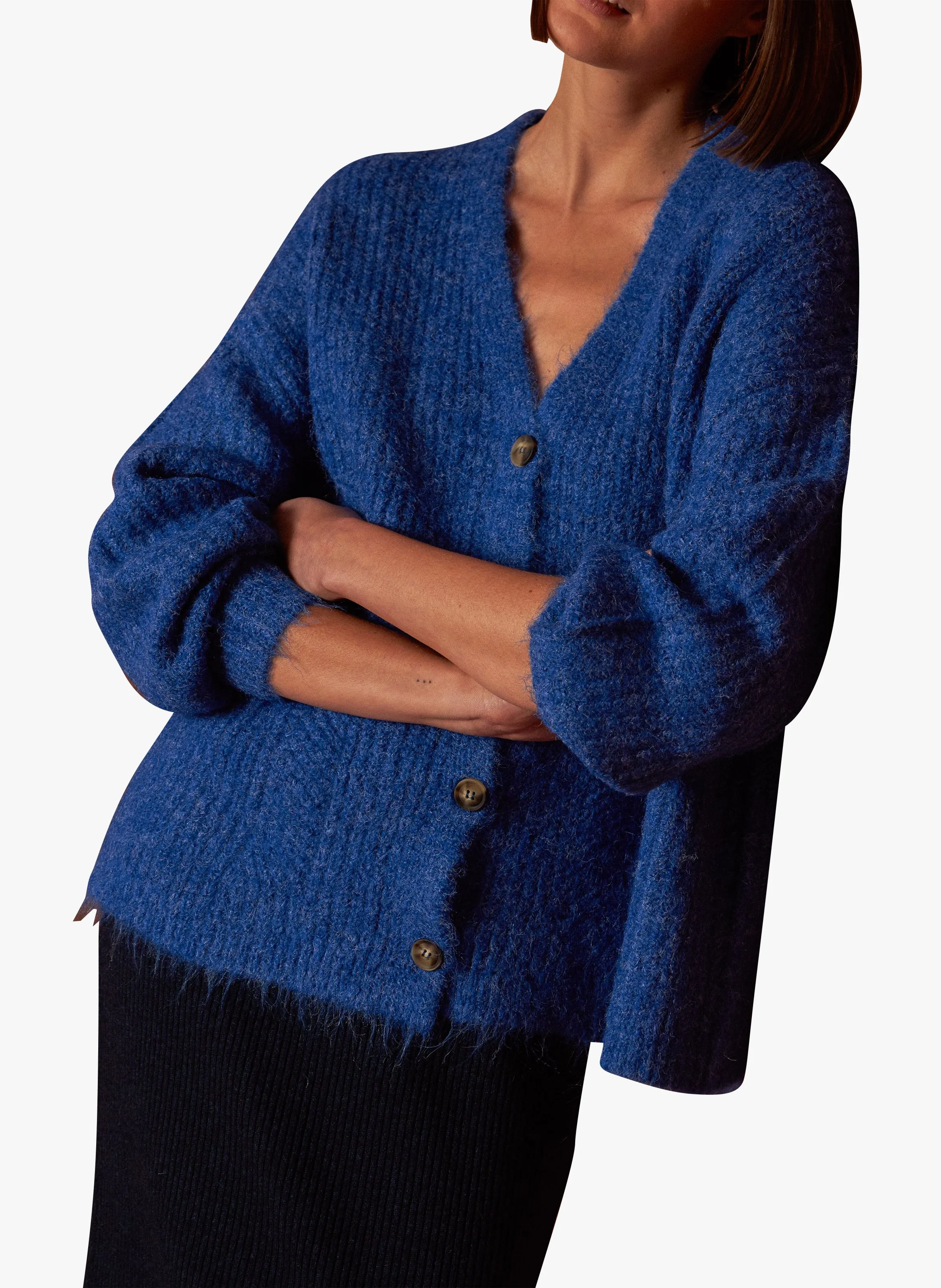 INDI & COLD   Cardigan con collo a V | Blu