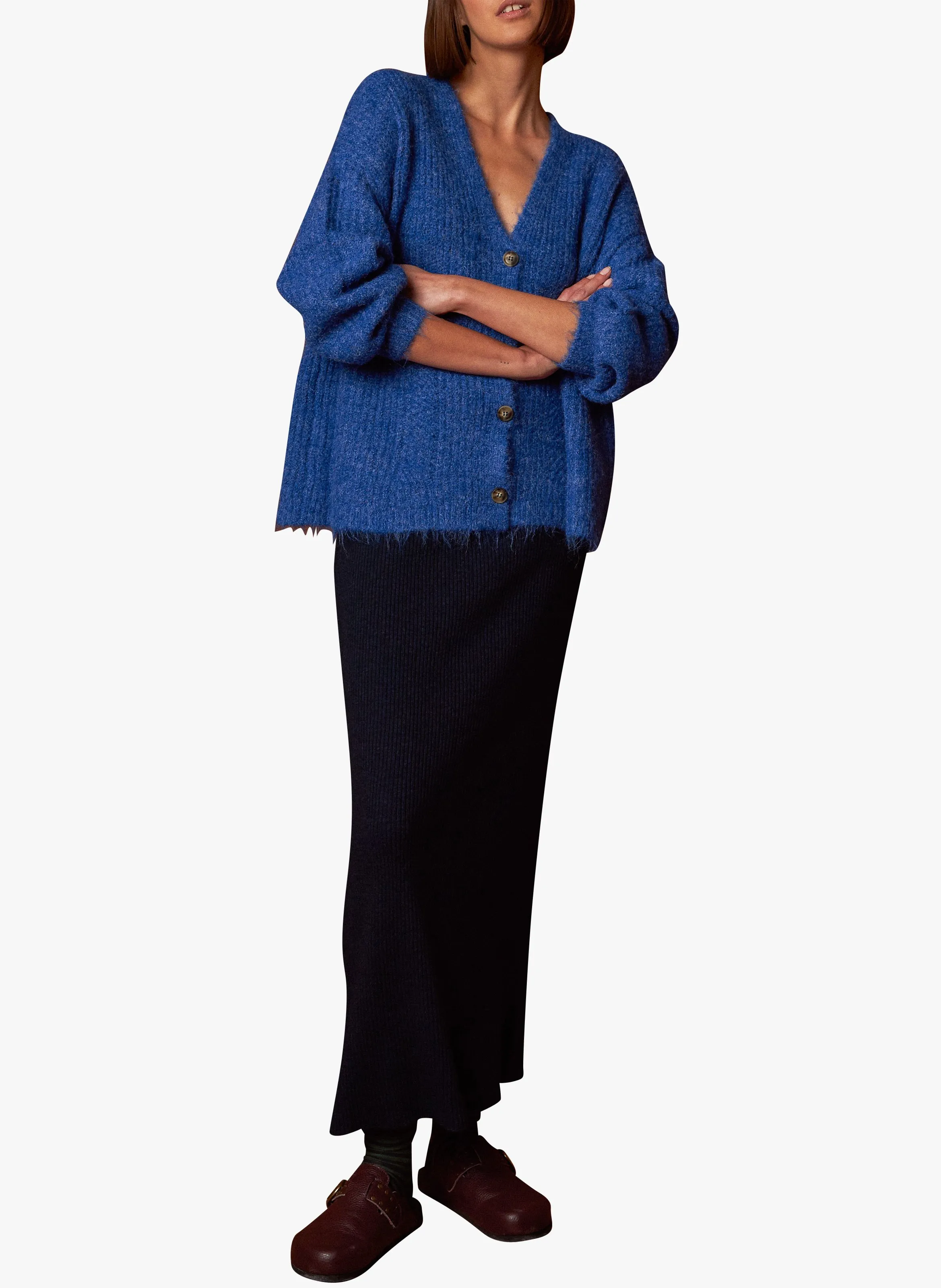  INDI & COLD   Cardigan con collo a V | Blu