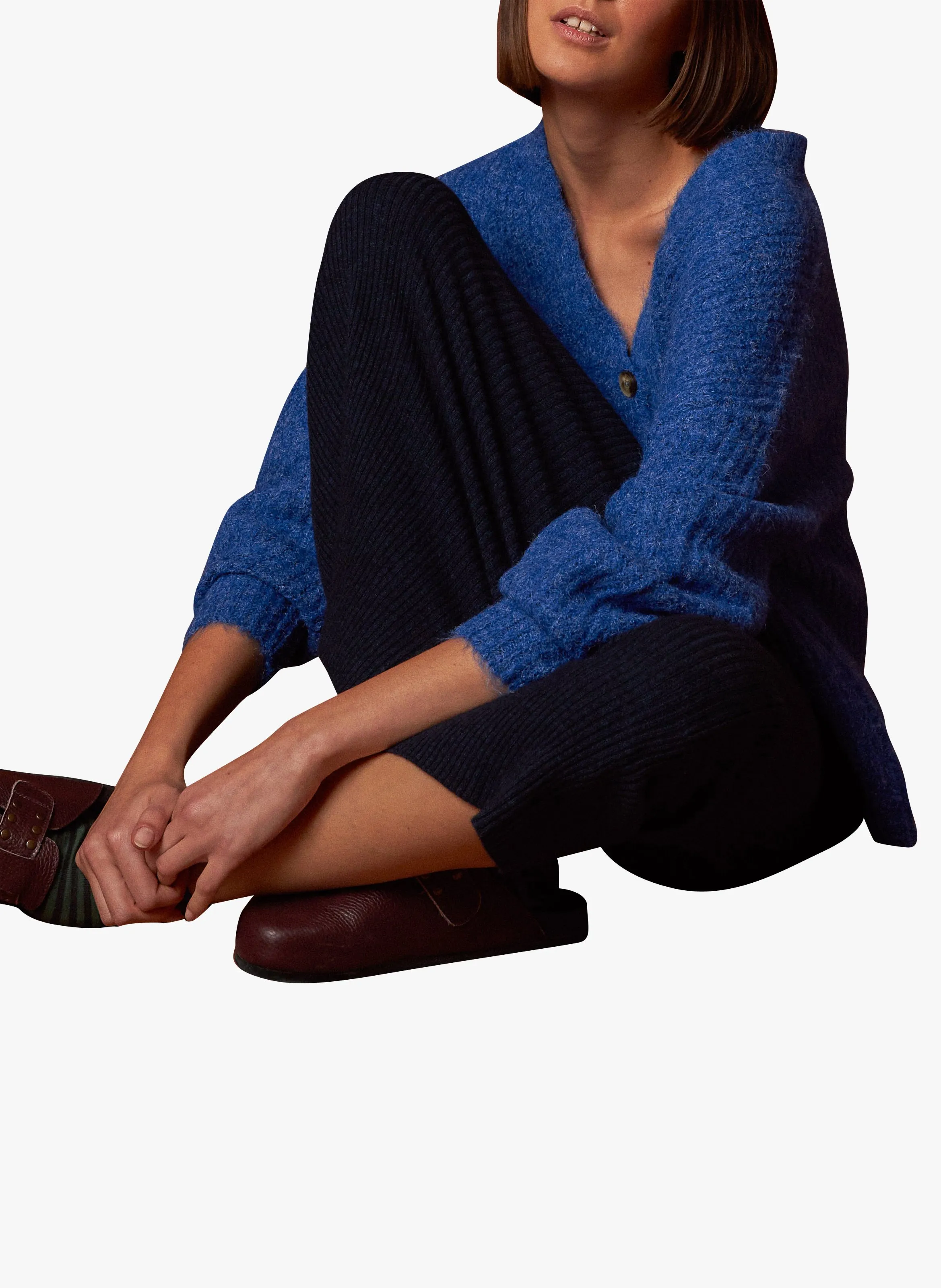  INDI & COLD   Cardigan con collo a V | Blu