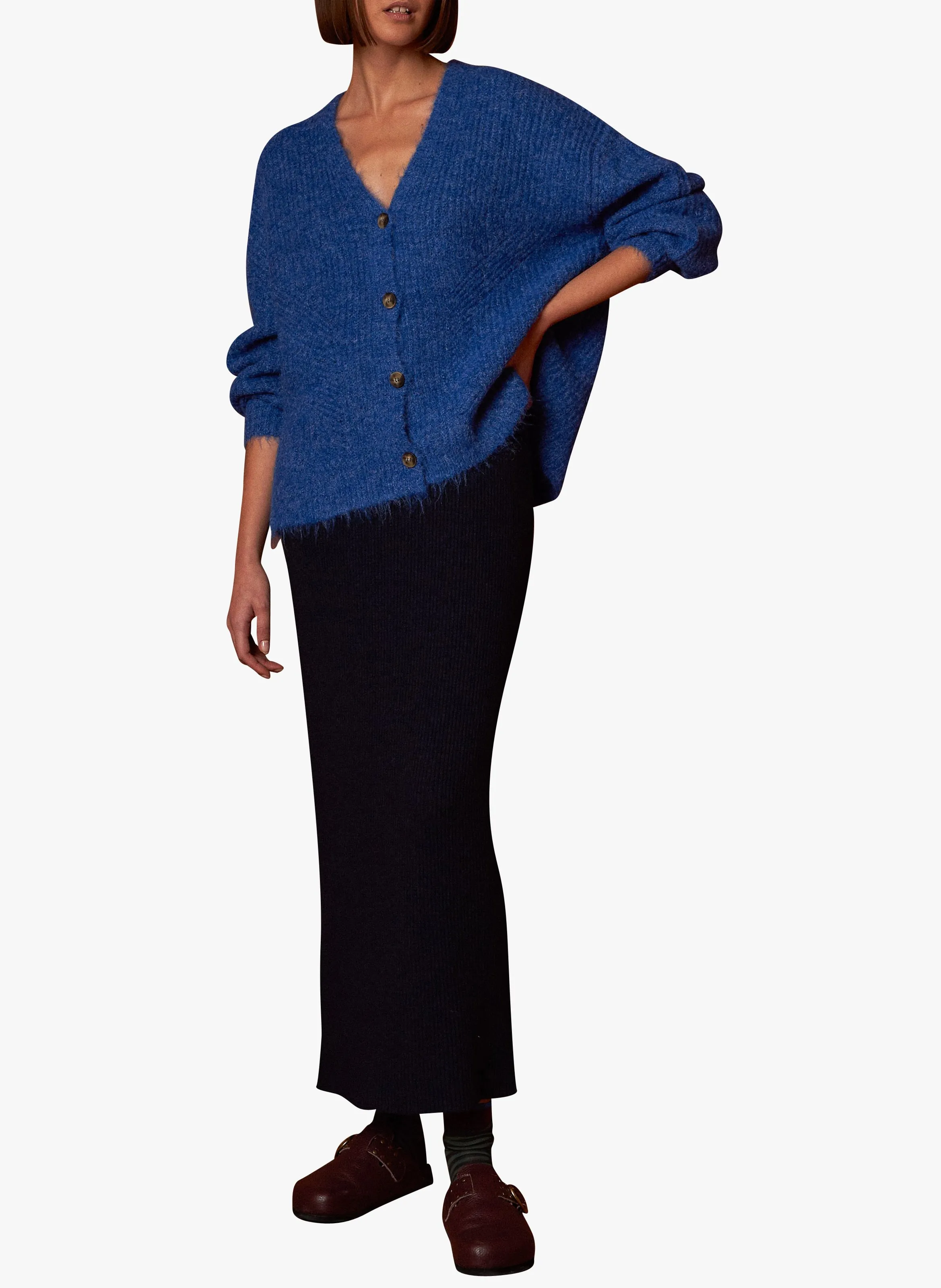  INDI & COLD   Cardigan con collo a V | Blu