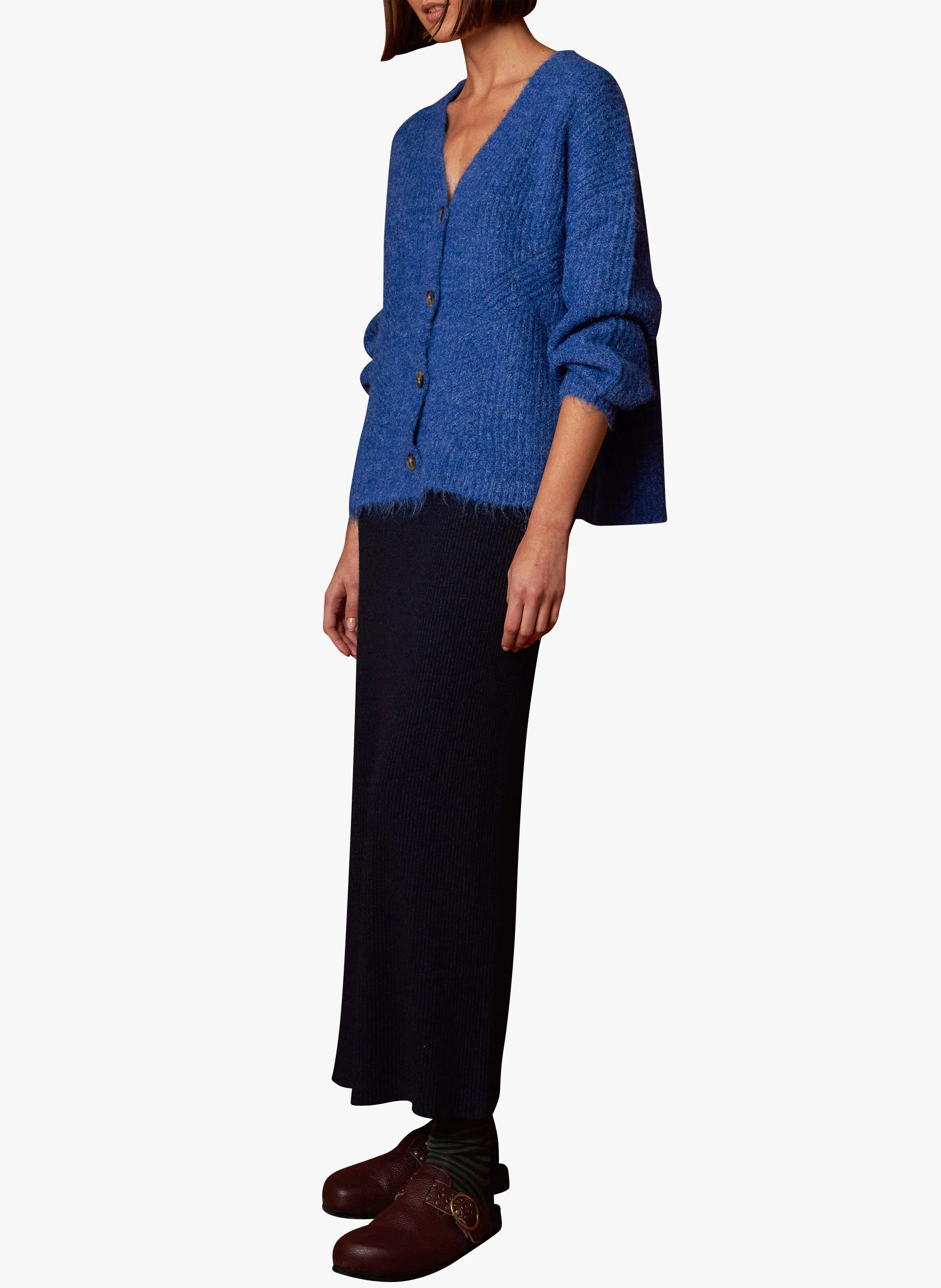  INDI & COLD   Cardigan con collo a V | Blu