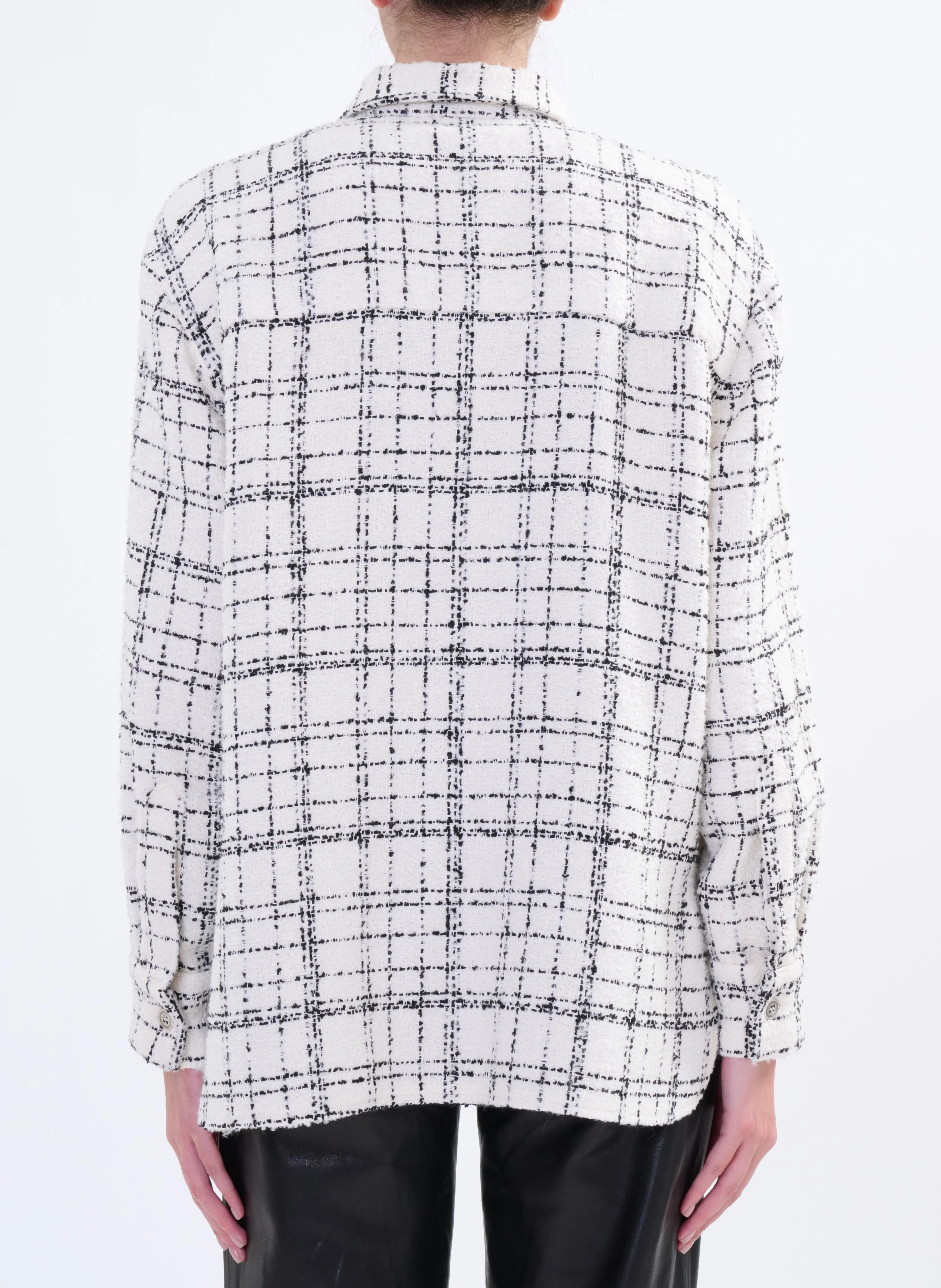  IRO   ZUNNY - Camicia colletto classico in lino e cotone | Nero