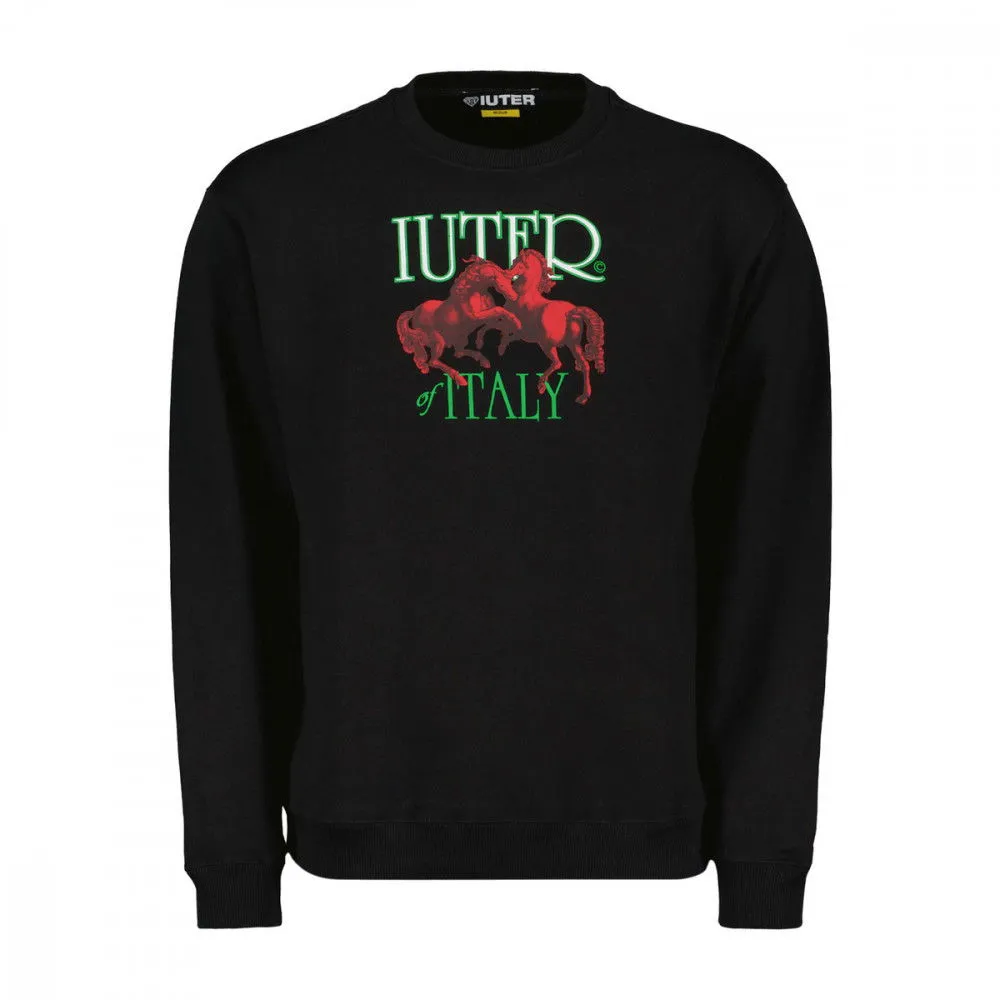 IUTER FELPA GIROCOLLO HORSES OF ITALY