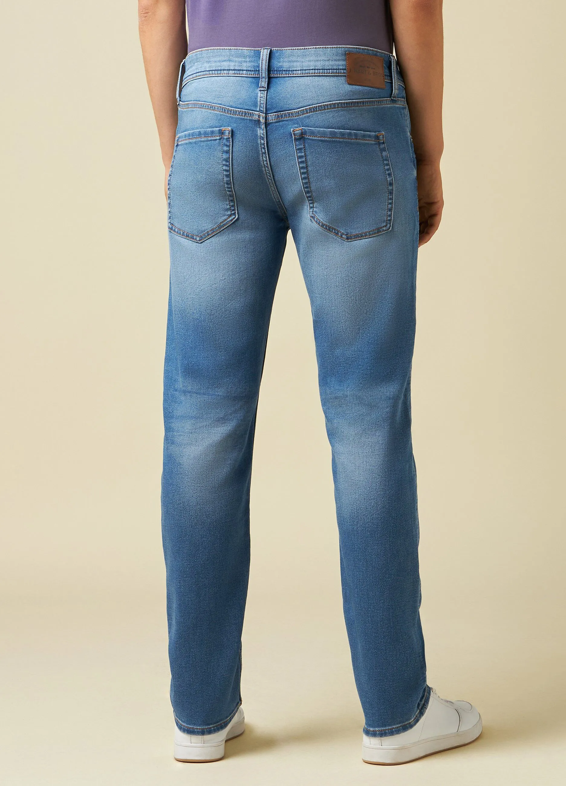 J. HART & BROS  Jeans in denim stretch uomo