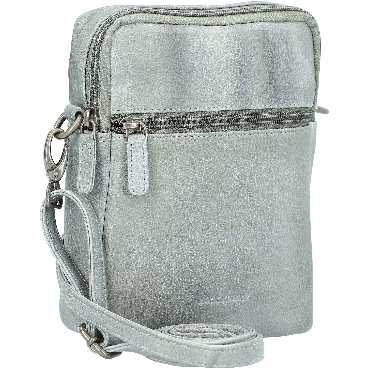Jack Kinsky Nassau 1 Borsa a tracolla da 16 cm in pelle
