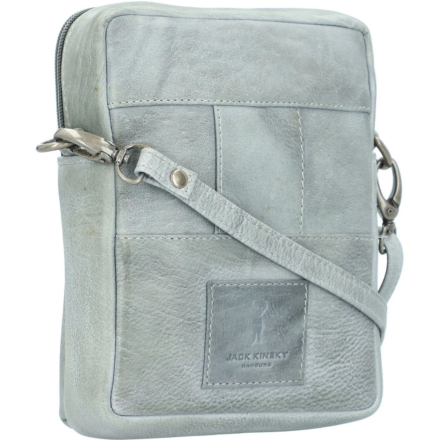 Jack Kinsky Nassau 1 Borsa a tracolla da 16 cm in pelle