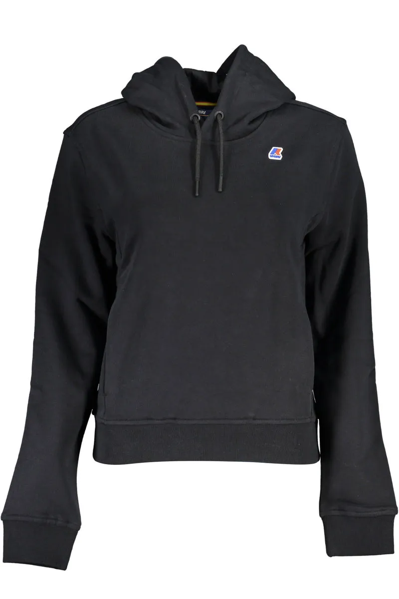 K-WAY FELPA SENZA ZIP DONNA NERO