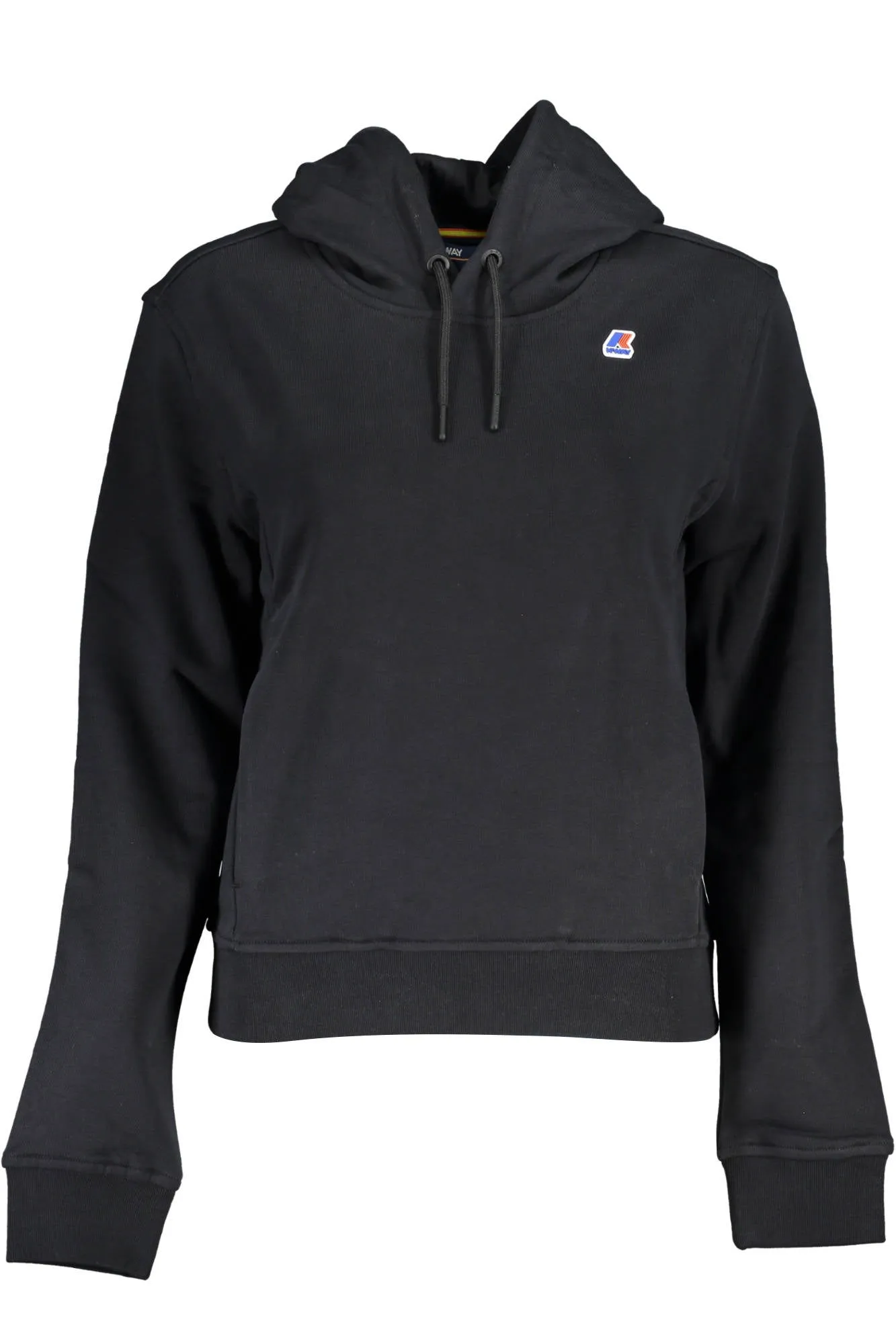K-WAY FELPA SENZA ZIP DONNA NERO