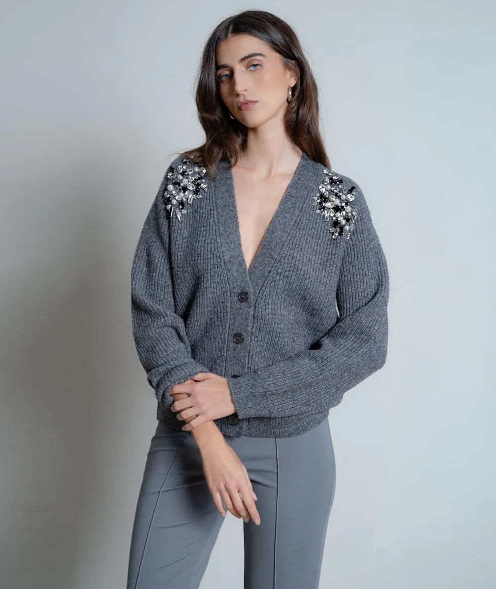 KAOS--Cardigan re-cycle in maglia