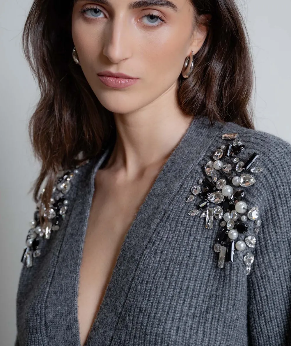 KAOS--Cardigan re-cycle in maglia