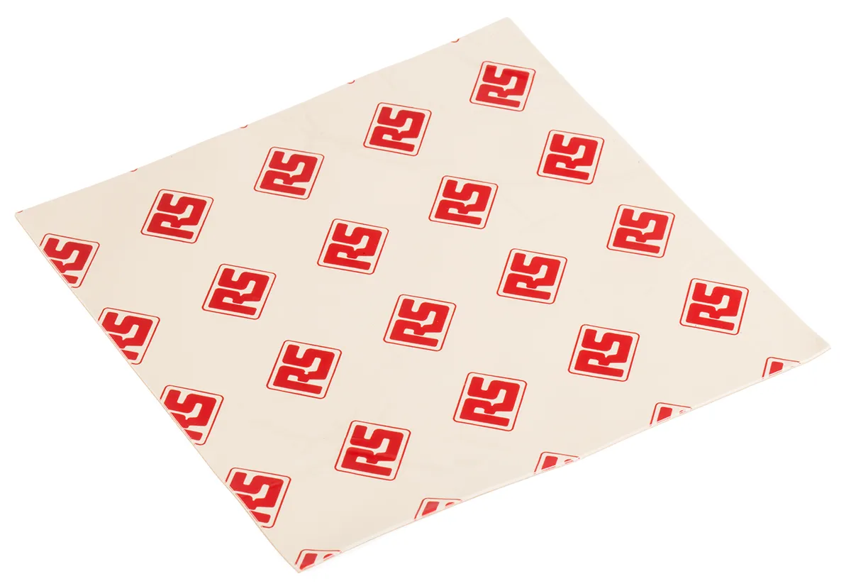 Lamiera interfaccia termica RS PRO, 150 x 150mm, spessore 1mm, 1.95W/m·K, Adesivo