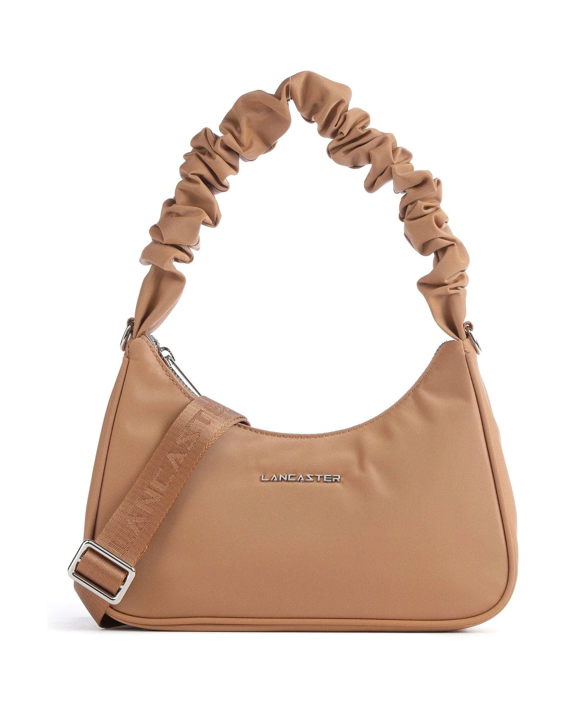  Lancaster Basic Chouchou Borsa a spalla nylon marrone  