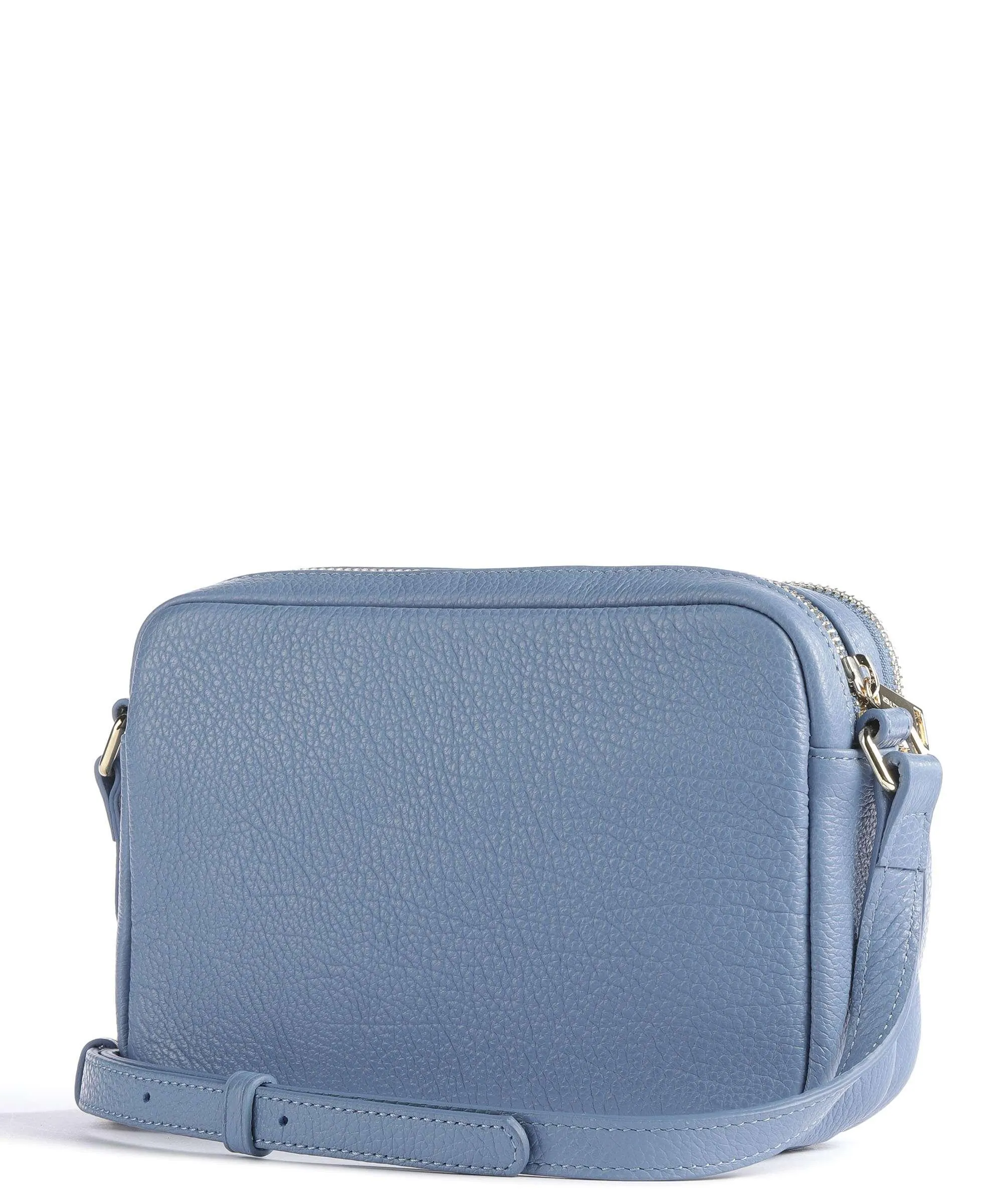  Lancaster Dune Borsa a tracolla pelle di vacchetta grana blu  