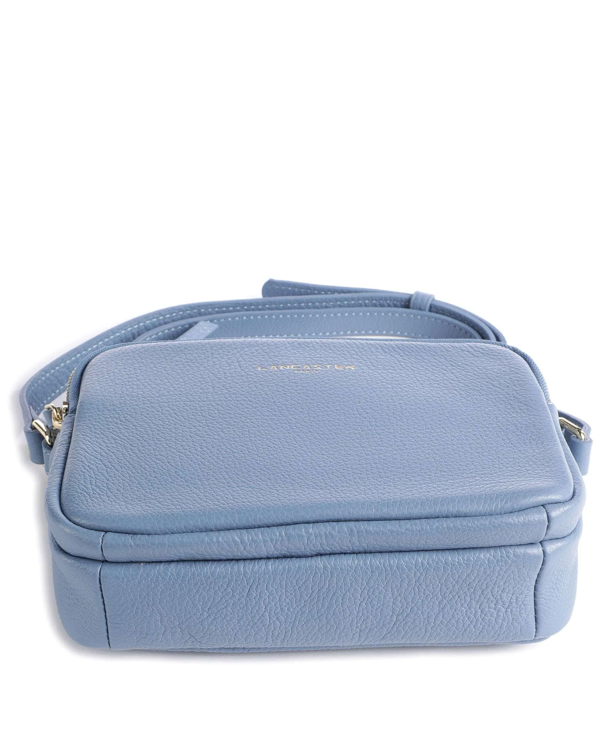  Lancaster Dune Borsa a tracolla pelle di vacchetta grana blu  