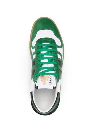 LANVIN Calzature,Sneakers Sneakers Clay verde e bianco 