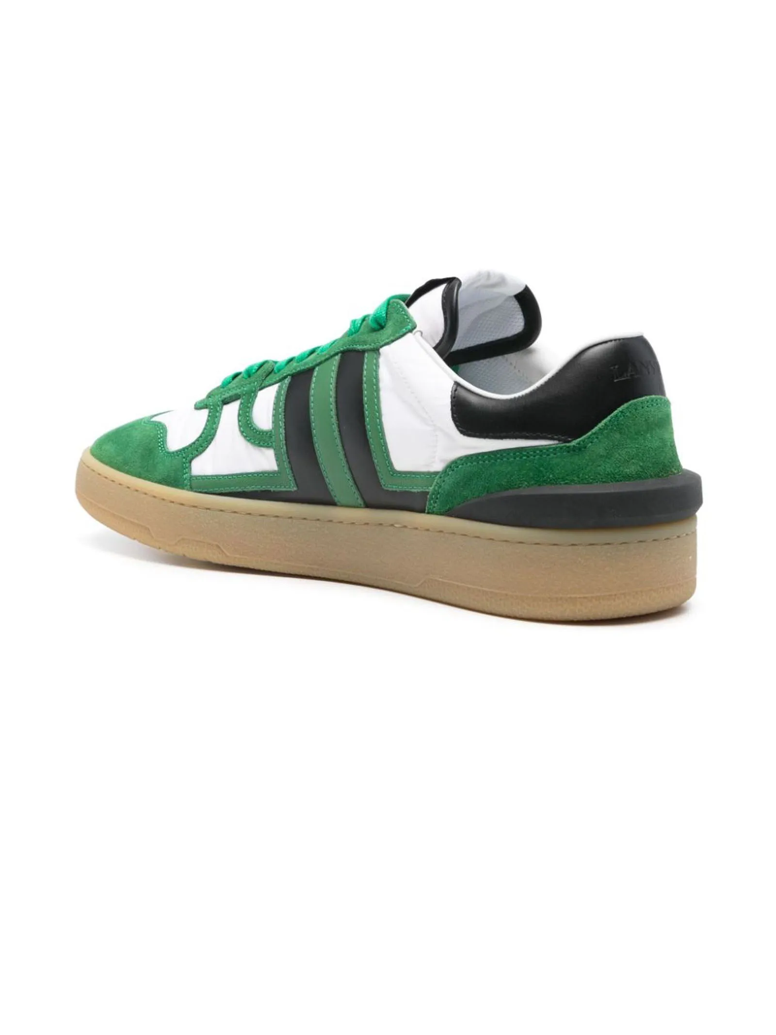 LANVIN Calzature,Sneakers Sneakers Clay verde e bianco 