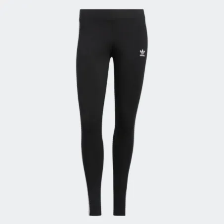 Leggings Adidas Donna Loungewear Essentials 3 Stipes HD2350 Nero