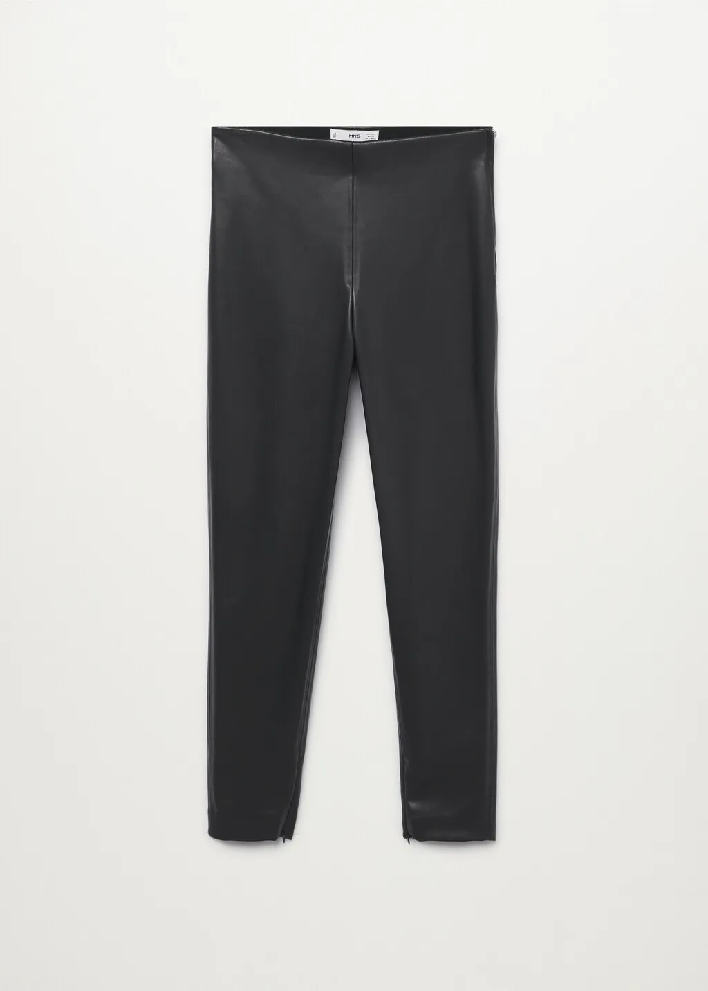 Leggings similpelle spacchi
