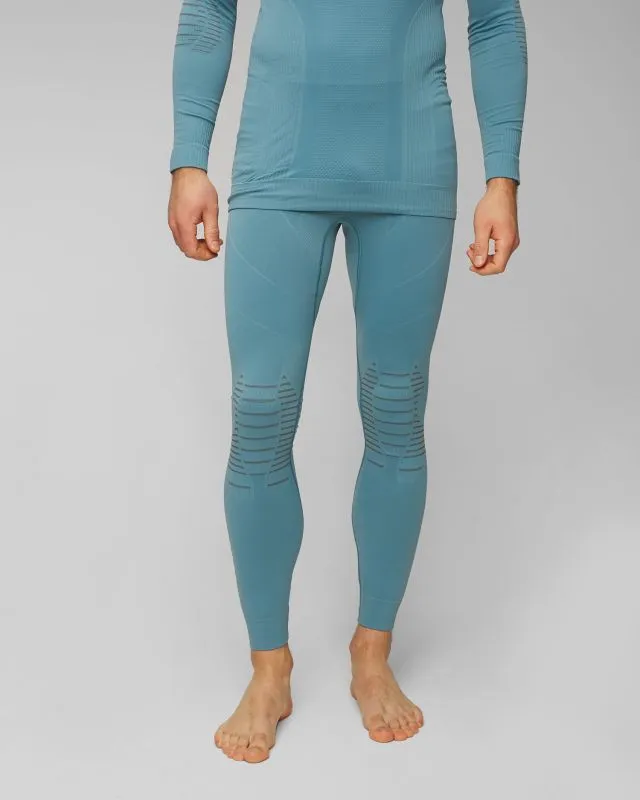 Leggings termici blu da uomo X-Bionic Invent 4.0
