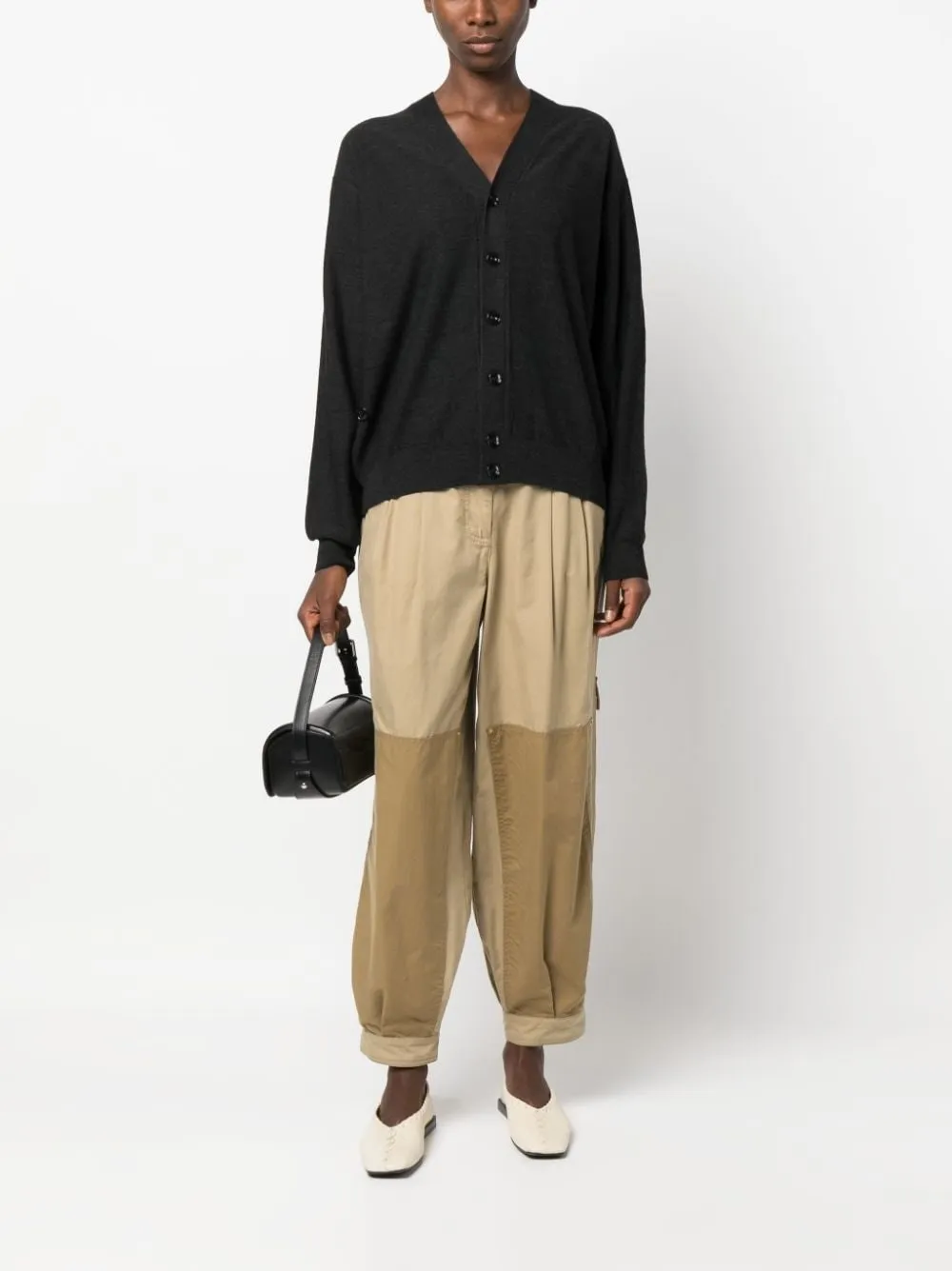 LEMAIRE-Cardigan effetto mélange