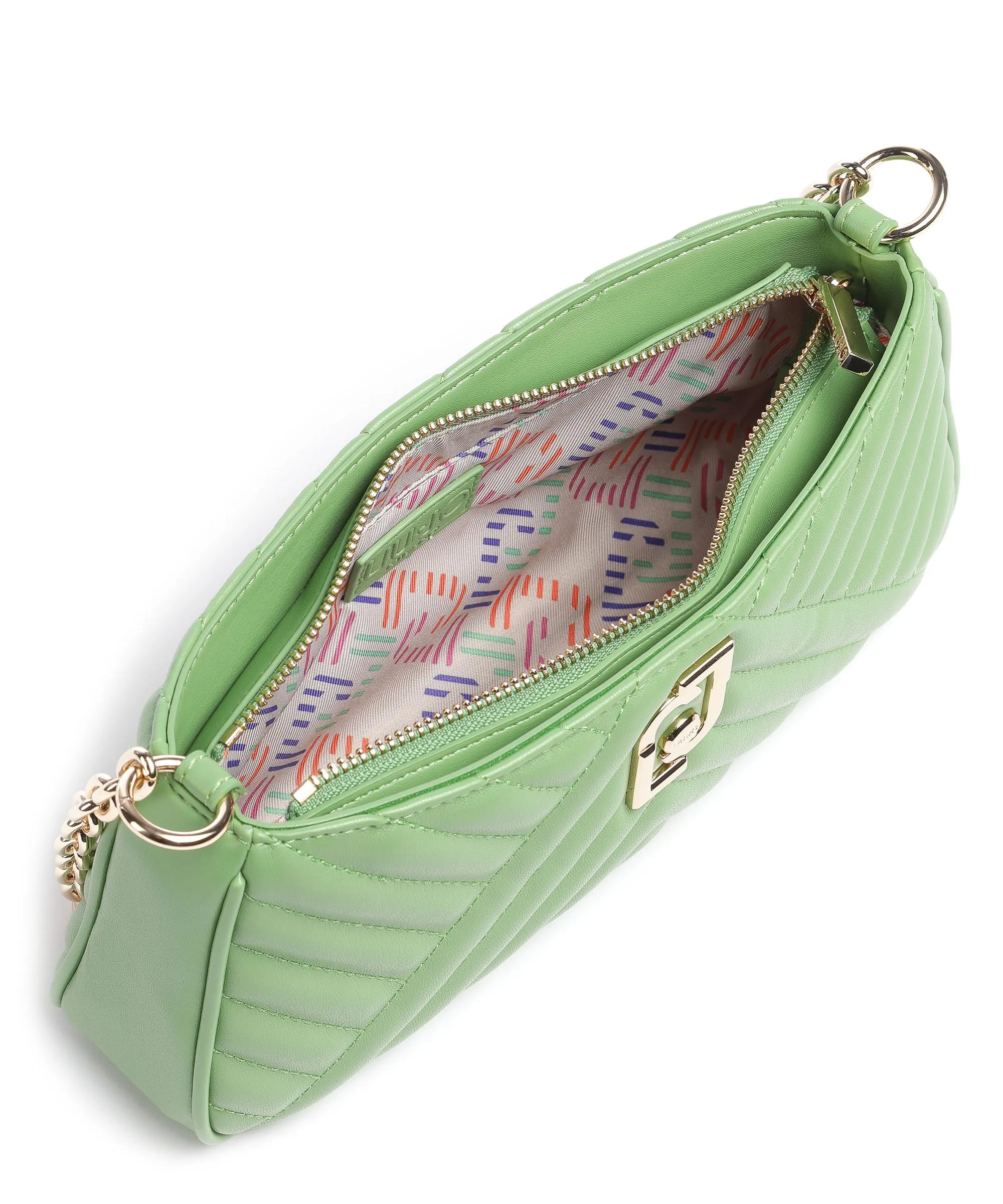  Liu Jo Achala Borsa a spalla pelle sintetica verde chiaro  