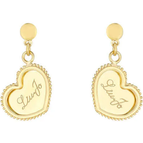 LIUJO Orecchini cuore Liu Jo in argento925 gold