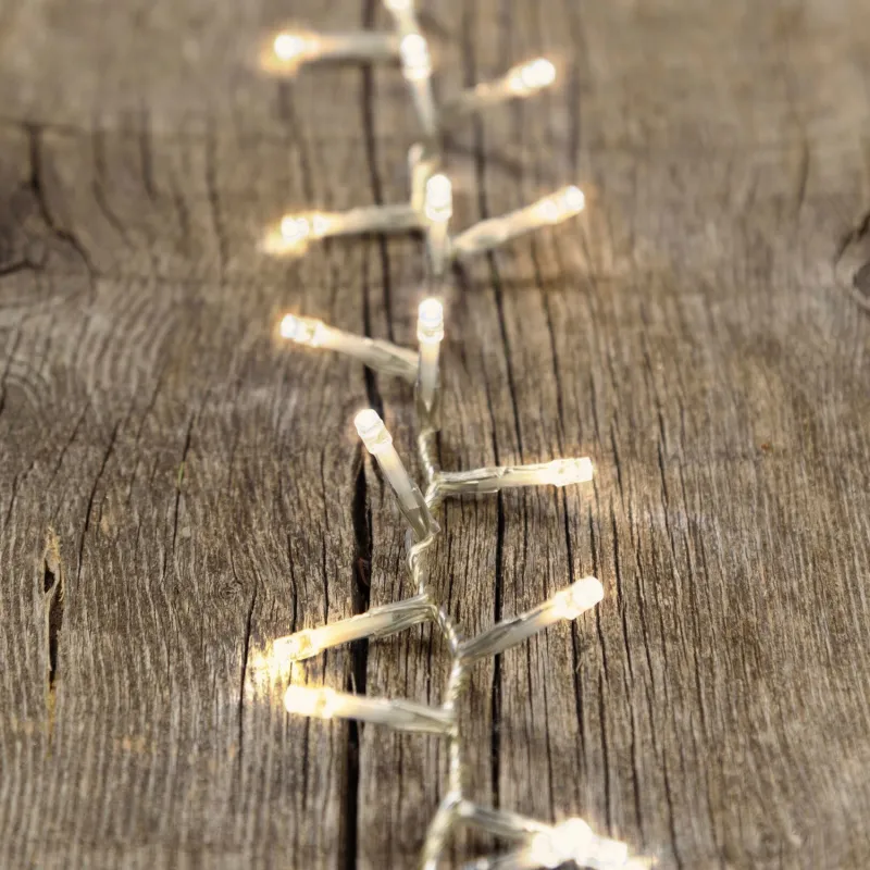 LUCI DI NATALE CATENA DA 1500 LED 5 MM LUCE CALDA PER ESTERNO
