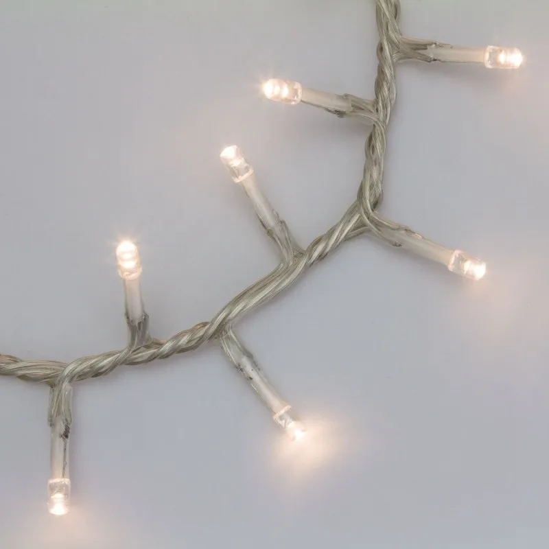 LUCI DI NATALE CATENA DA 1500 LED 5 MM LUCE CALDA PER ESTERNO