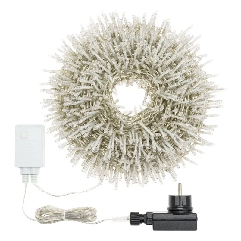 LUCI DI NATALE CATENA DA 1500 LED 5 MM LUCE CALDA PER ESTERNO