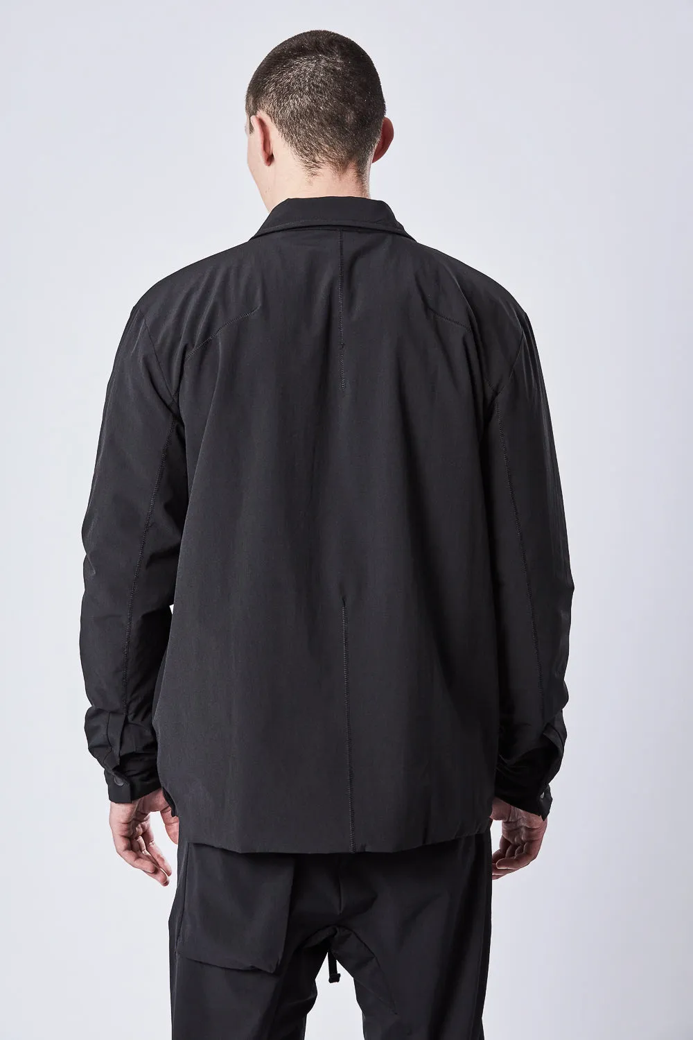 M SJ 611 Regular Fit Overshirt Jacket Black