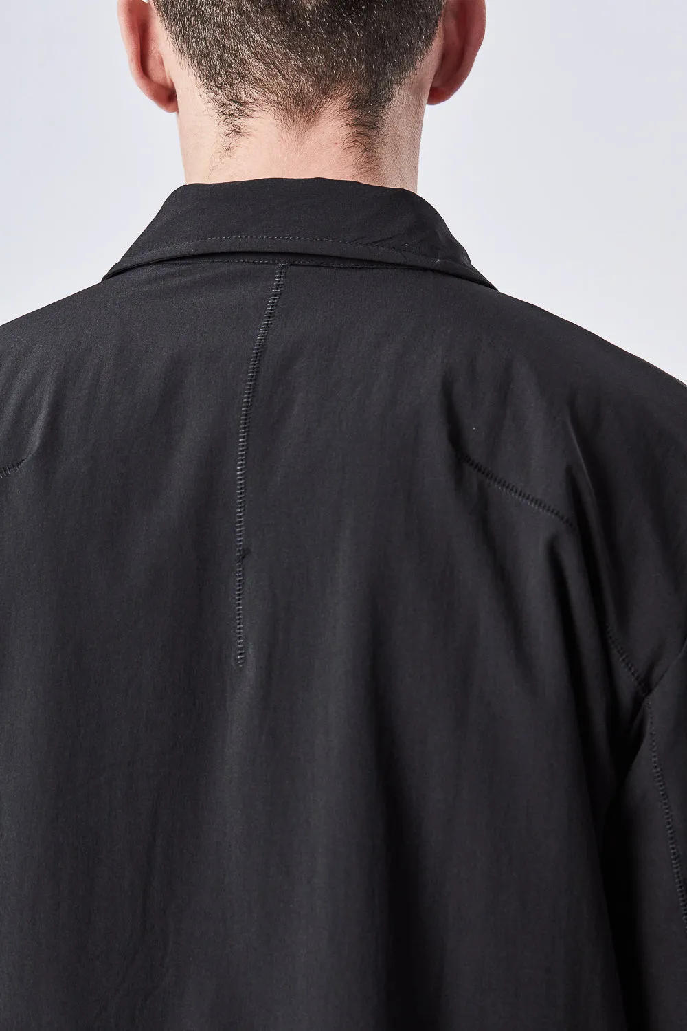 M SJ 611 Regular Fit Overshirt Jacket Black
