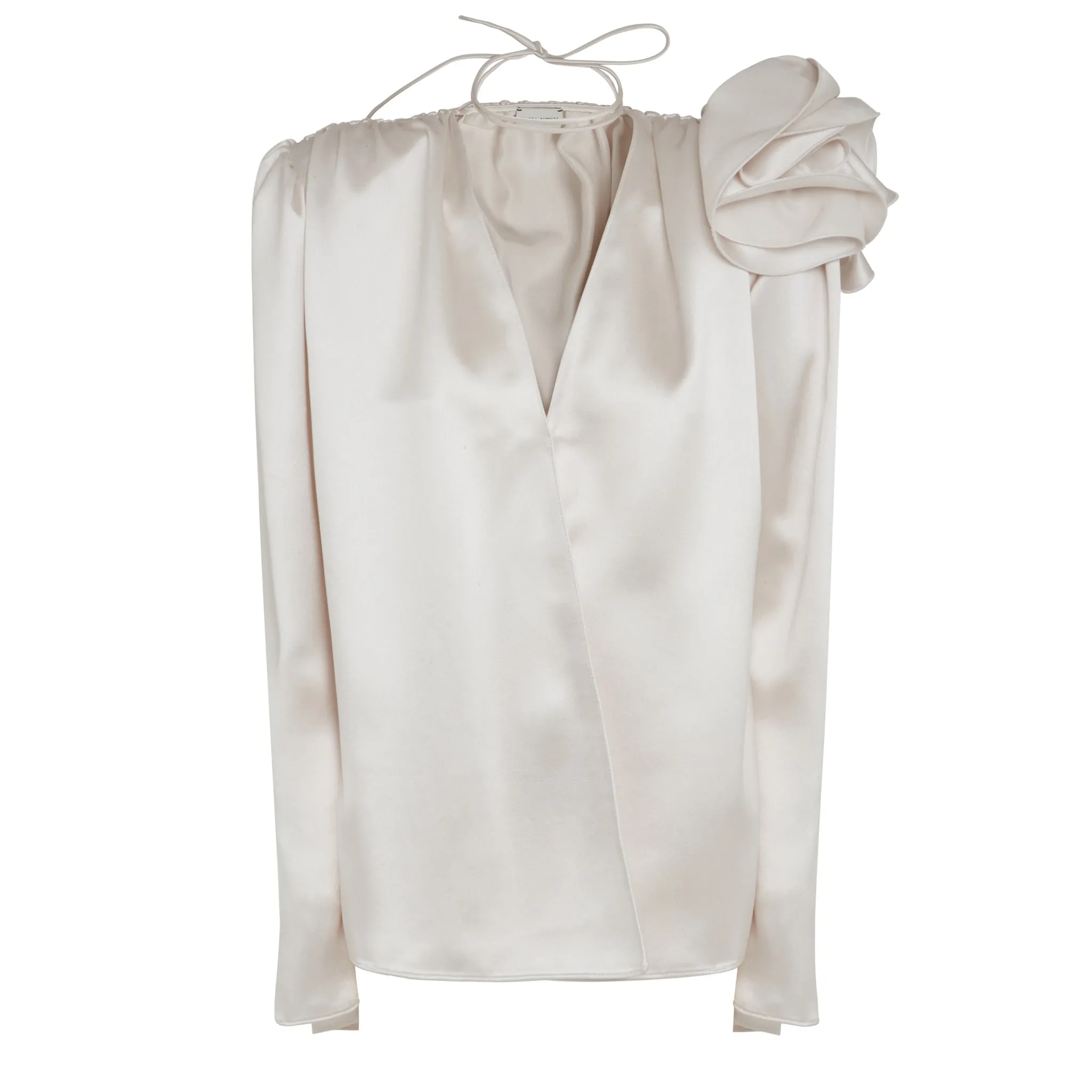 MAGDA BUTRYM  Camicia in seta bianca
