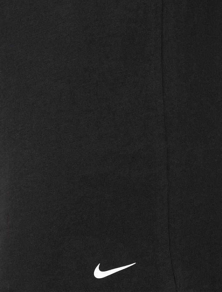 Maglia Manica Corta In Cotone Nike - Nero