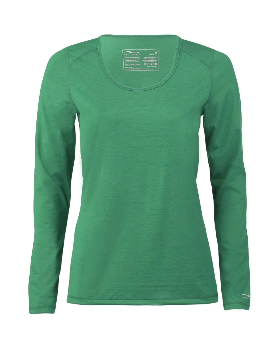MAGLIA TERMICA IN LANA-SETA SPORT A MANICA LUNGA