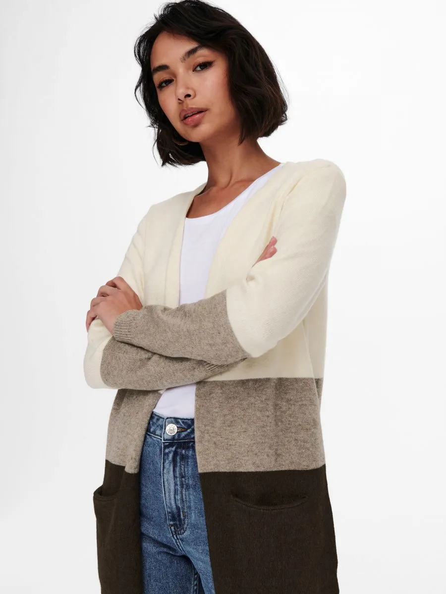 MAGLIE Donna ONLY 15158746 QUEEN WHITECAP GRAY/WOODSMOKE