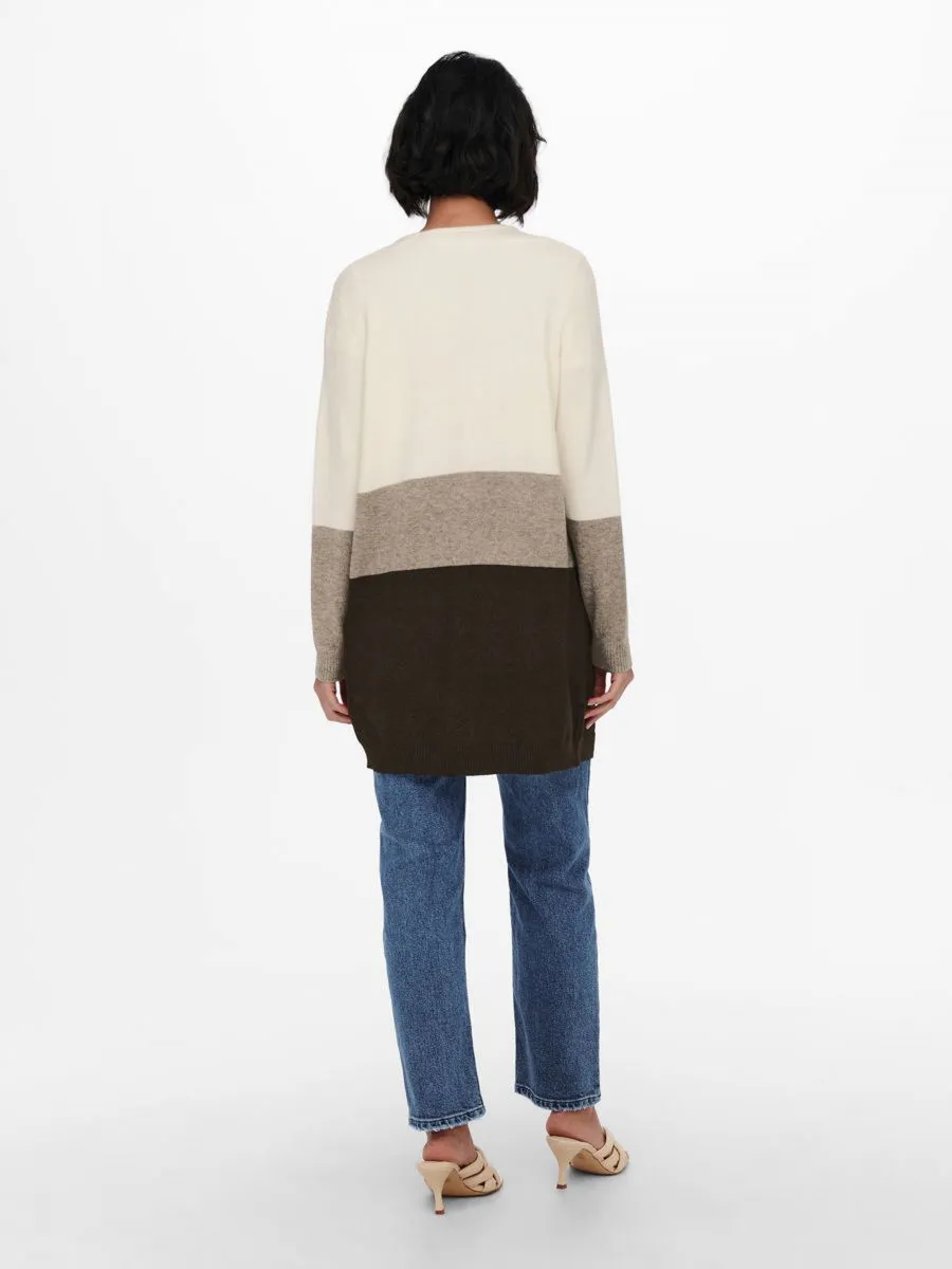 MAGLIE Donna ONLY 15158746 QUEEN WHITECAP GRAY/WOODSMOKE